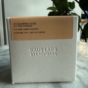 HAUS LABS BY LADY GAGA Bio Blurring Talc-Free Loose Setting Powder new Golden